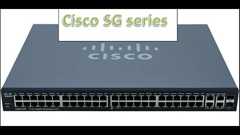 Cisco SG series switch configuration easy way