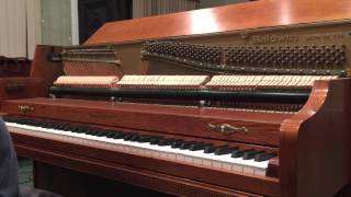 Baldwin Console Piano Oak Finish