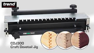 Dovetail Jig 300mm Cuts Both Parts Of A Joint Simultaneously For Perfect Results 