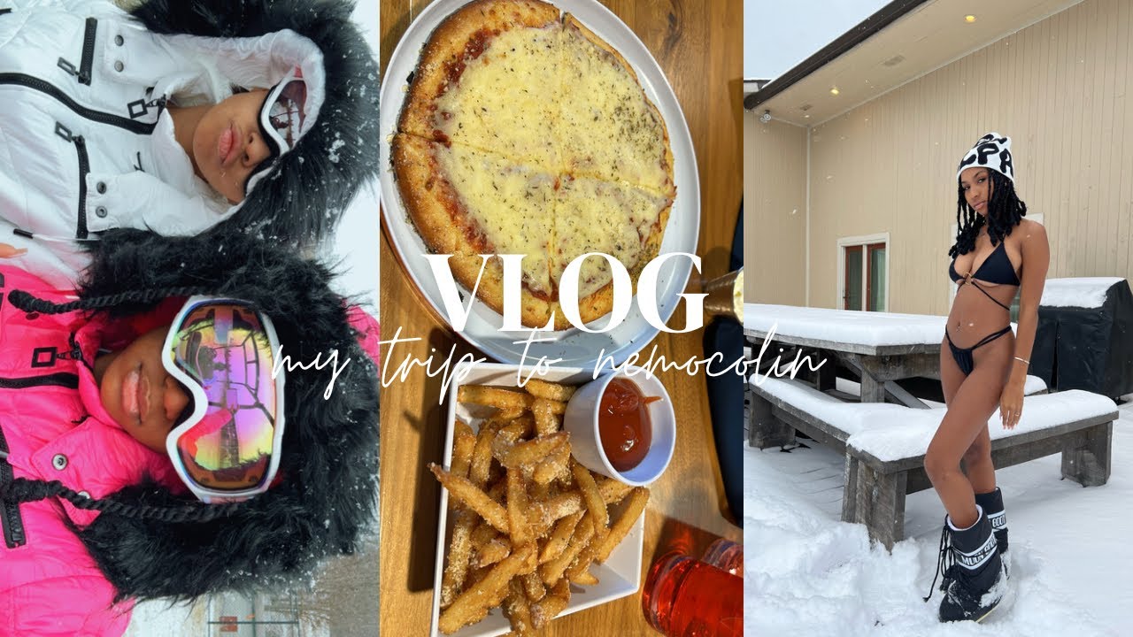 Nemacolin Day Vlog | ice skating, dog sledding, axe throwing, & more