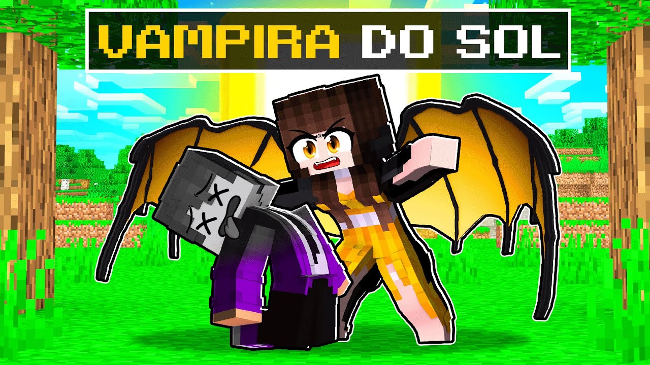 JOGANDO como VAMPIRA do SOL no Minecraft ◂Miika▸