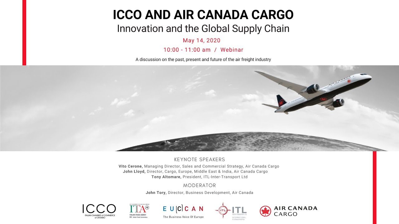 ICCO AND AIR CANADA CARGO Innovation & the Global Supply Chain YouTube