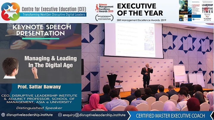 Keynote Presentation on "Managing & Leading in the Digital Age Era of Industry 4.0"