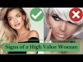 THE 6 SIGNS OF A HIGH VALUE WOMAN🙌🏽 | What it Takes to be a High Caliber Woman | Being a high value