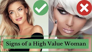 THE 6 SIGNS OF A HIGH VALUE WOMAN🙌🏽 | What it Takes to be a High Caliber Woman | Being a high value