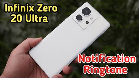 How To Set Notification Ringtone In Infinix Zero 20 Ultra, Notification Ringtone Kaise Change