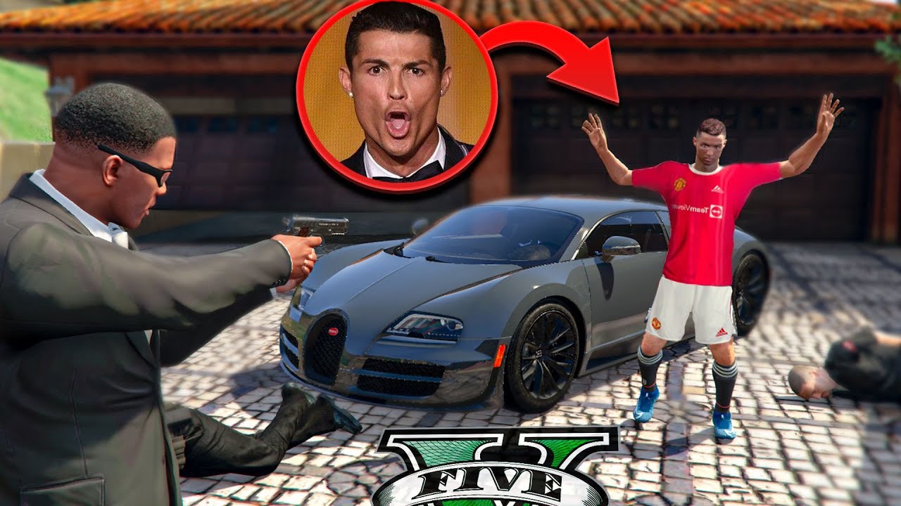 ROBO A FUTBOLISTAS MILLONARIOS en GTA 5 ! (MODS) - ElChurches