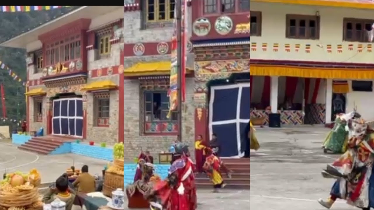 Chungthang Gumpa Rigzing choling  monastery 🙏🙏chaam  starts#16/1/2025