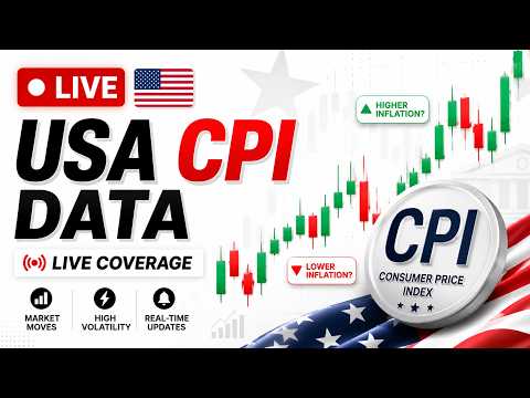 Video preview for US CPI Inflation Report LIVE | Gold & Dollar Update | US CPI Numbers LIVE | Gold Pump or Dump? USA DATA UPDATE