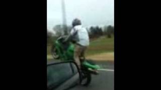Aaron Lilly wheelie