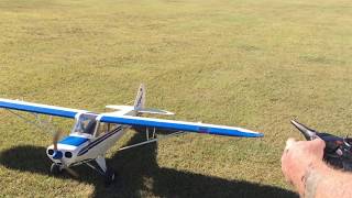 1/4 scale Super Cub sunshine flight