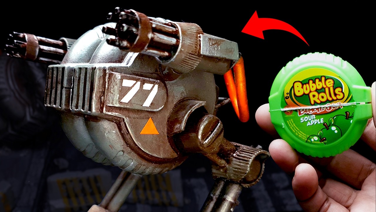 Diorama "WAR OF ROBOTS" How To Make it from Plastic Waste