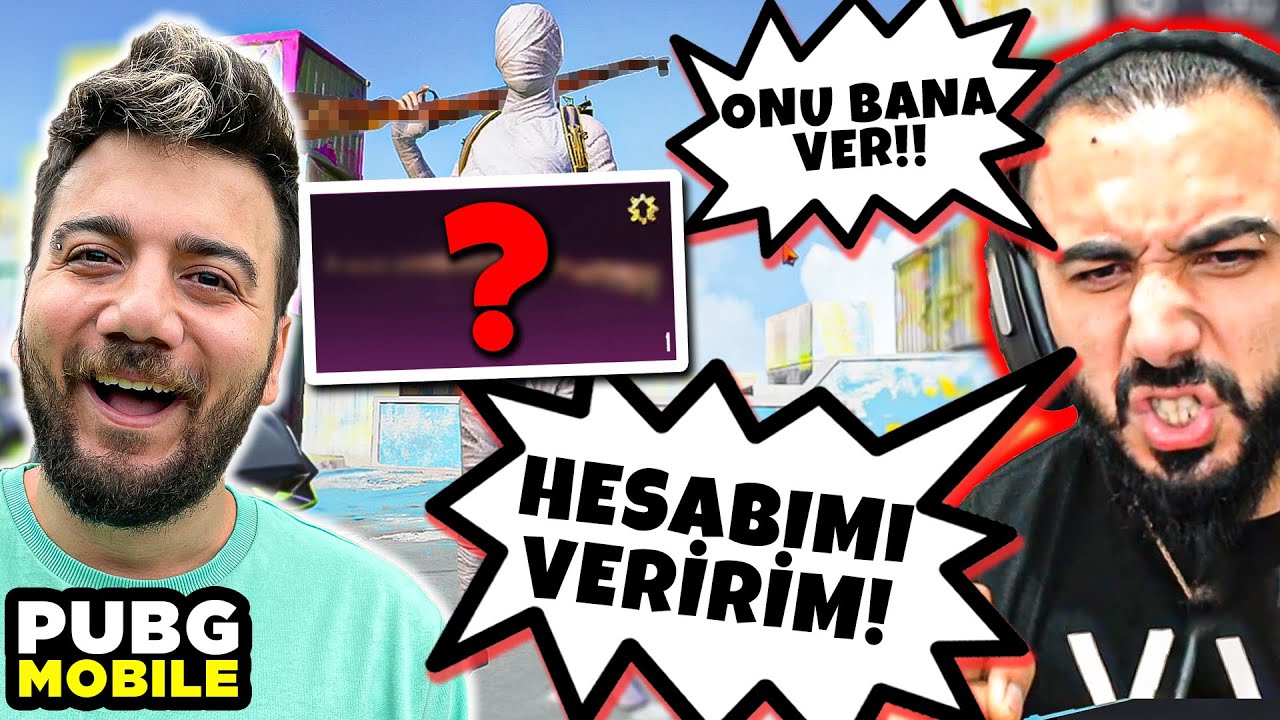 BARIŞ G HAYALİNDEKİ DESEN İÇİN HESABINI VERDİ?! YENİ HESABIM! PUBG Mobile