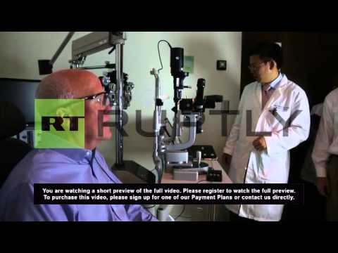 USA: See moment BLIND man regains sight after 33 years - YouTube