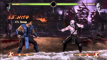 MK9 - Sub Zero Combos  X-ray Cancel