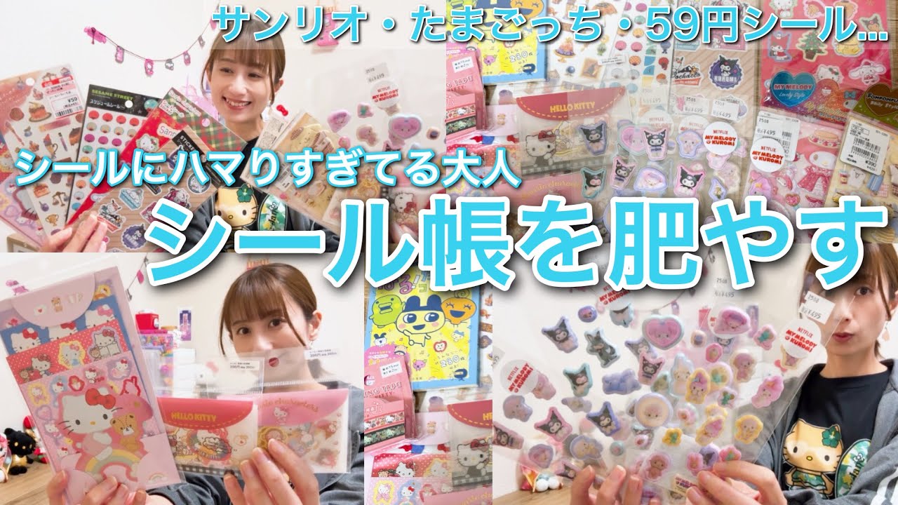 【大人のシール帳】シール紹介して、シール帳を肥やす