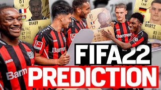 "Shot power only 27???" 😱 | FIFA22 Prediction with Wirtz, Diaby, Amiri, Tah & Frimpong