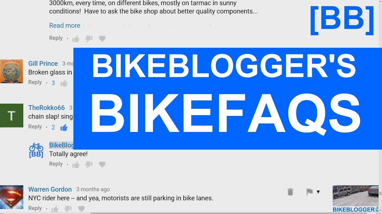 Cars And Handlebars BikeBlogger's BikeFAQs