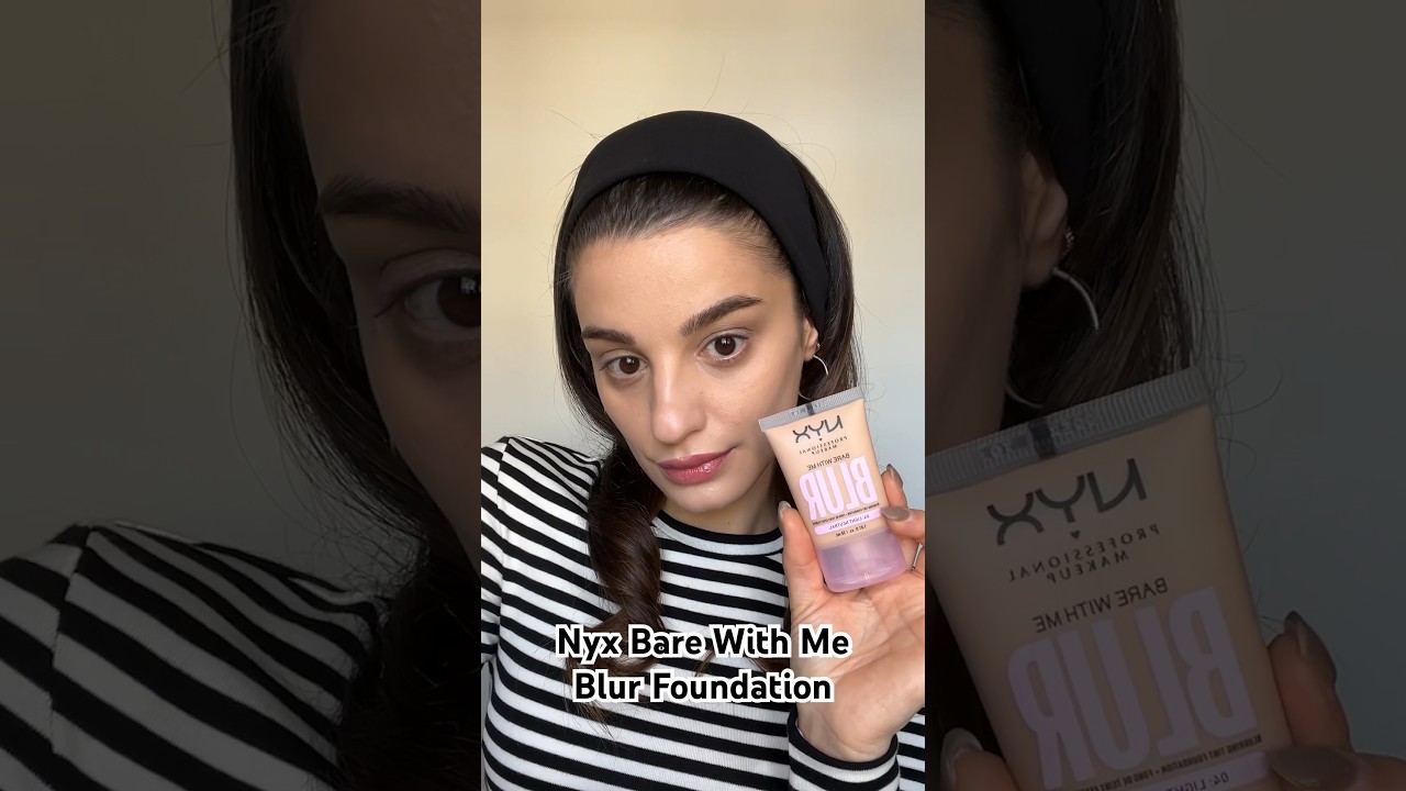 Fondöten İnceleme: Nyx Bare With Me Blur Foundation 