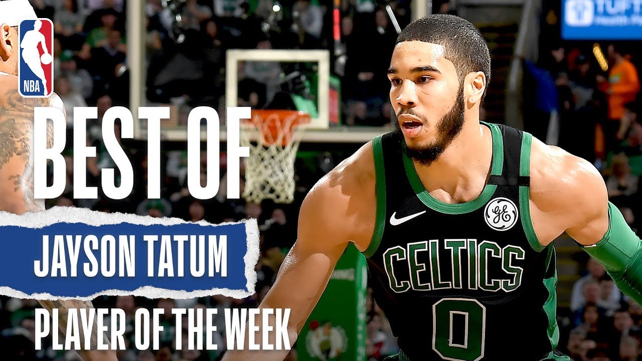 Jayson Tatum Eastern Conference Player Of The Week Youtube