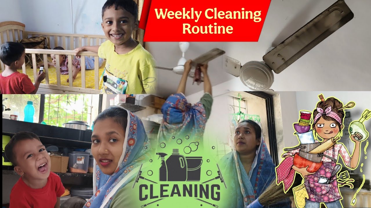 Weekly Cleaning Routine | Itna Dust ata kaha se hai 😱😳🤯