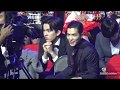 【fancam】Dimash Kudaibergen  Димаш Құдайберген  迪玛希 20180210 全球中文音乐榜上榜录制花絮 被主持人CUE，吐舌的希希好可爱