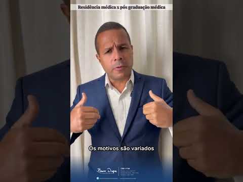 Residência médica x pós graduação médica.