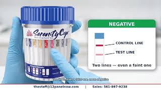 Serenity 15 Panel CLIA-Waived Drug Test Cup — Step-by-Step Instructions & Reading Results