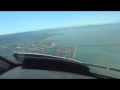 Cessna Citation 560XLS Landing San Francisco Cockpit View