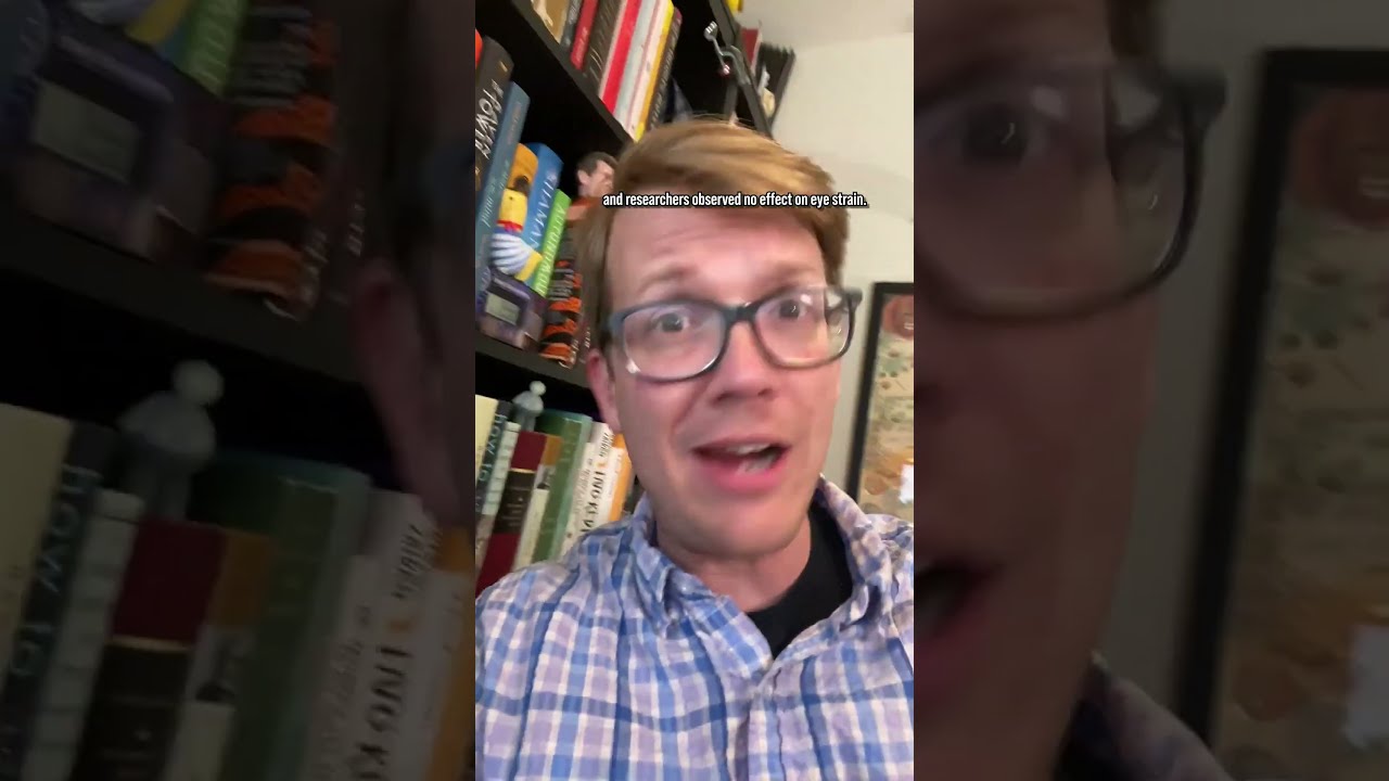 Do Blue Light Glasses Prevent Eye Strain Shorts Science SciShow