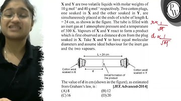 \( \mathbf{X} \) and \( \mathbf{Y} \) are two volatile liquids with...