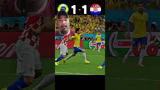 Brazil Vs Croatia🔥⚽#trending #football #follow #messi #trendingshorts #skills #neymar #trendingvideo