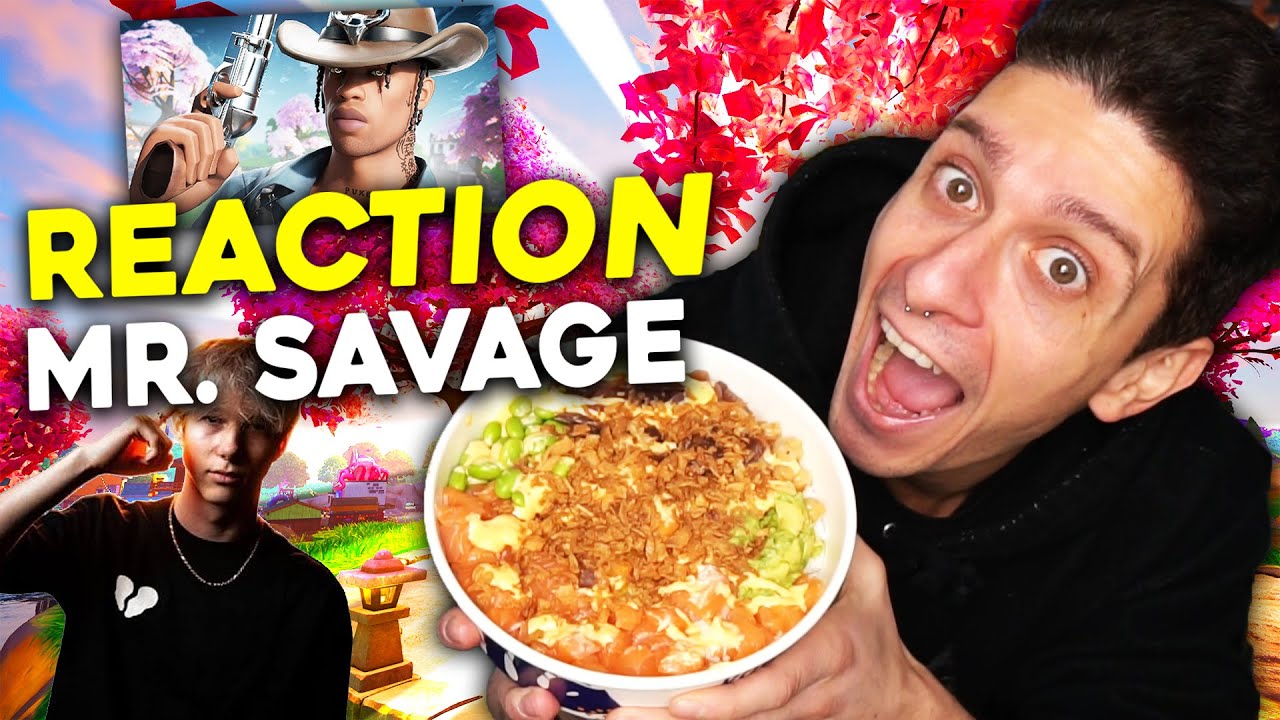 REACTION A MR. SAVAGE NELLE FINALI SOLO CASH CUP SU FORTNITE MANGIANDO POKE !!