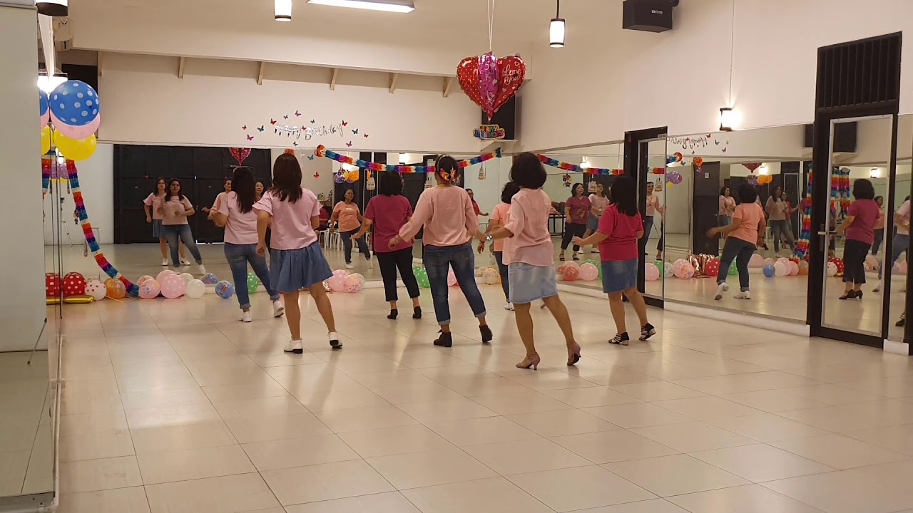 The Lion Sleeps Tonight Line Dance YouTube