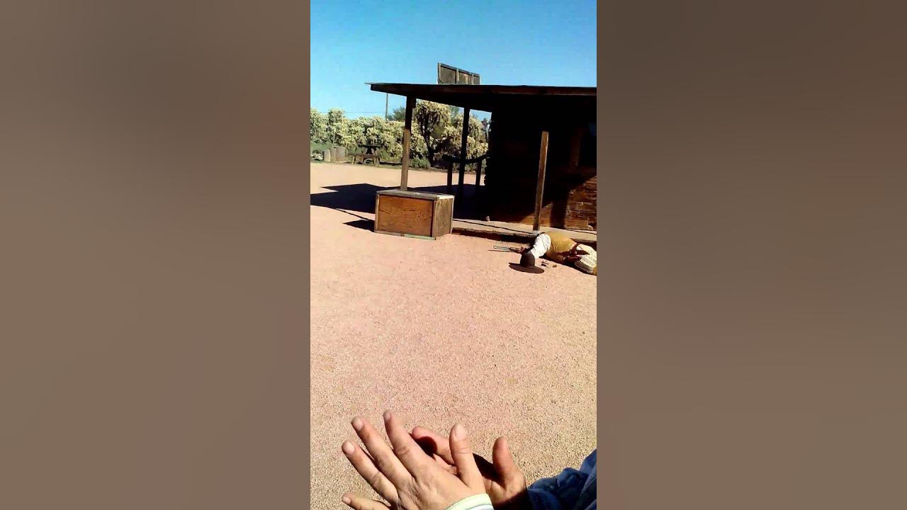 Old West shootout proposal YouTube
