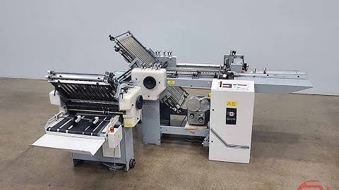 2006 Baum 2020 Pile Feed Paper Folder w/ 8pg Unit - 072623235014A