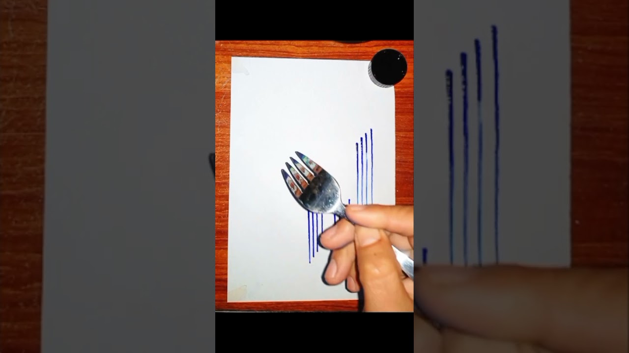 Allah Name Calligraphy with Simple Spoon | Satisfying Islamic Art | 