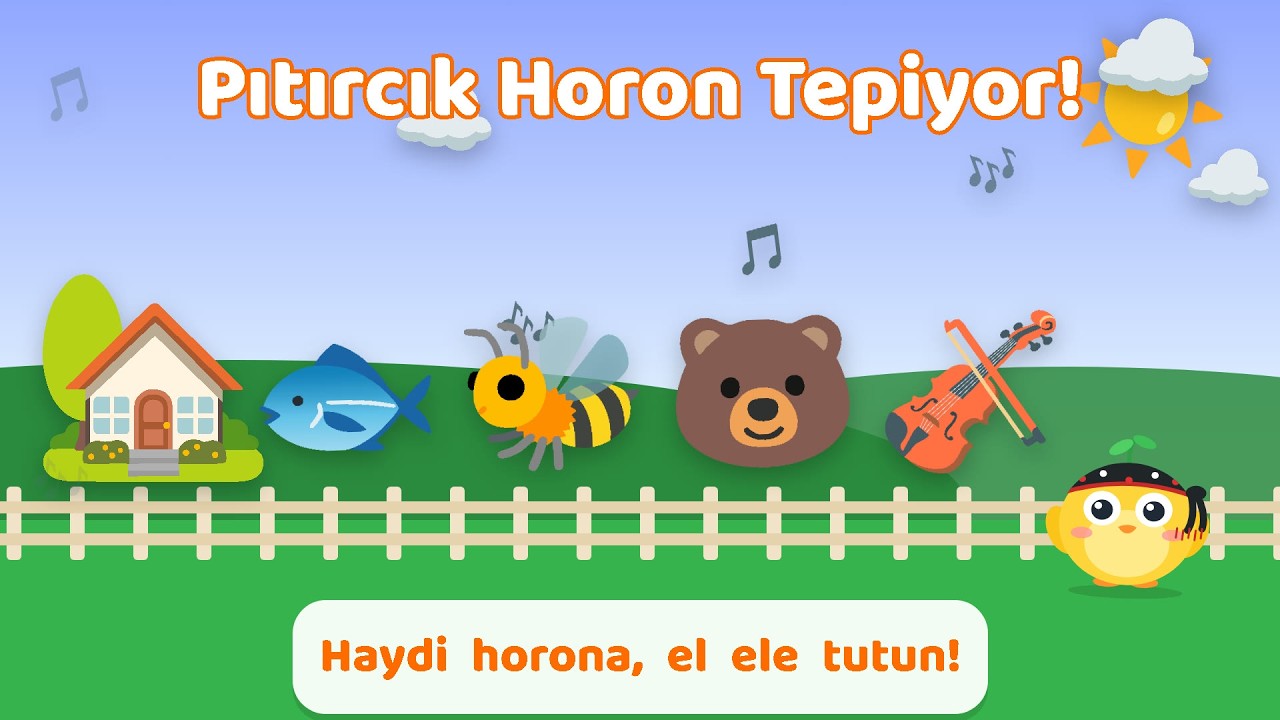 Pıtırcık Horon Tepiyor! 🎻🐟🐻 Karadeniz Çocuk Şarkısı | Pıtırcık Çocuk Şarkıları