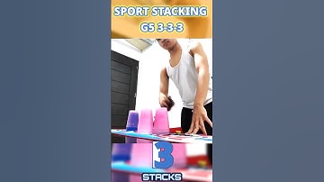 Speed Stacks Fast: G5 3-3-3 in 1.801 Seconds! #cupstacking #speed #shorts
