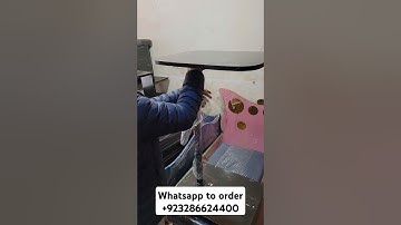 C Shaped Side Table, Adjustable Height C Shaped End Table, 360°Swivel Couch Side Table