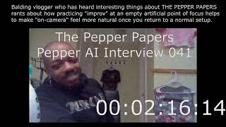 Divergent Camera Angles - THE PEPPER PAPERS AI Interview 041