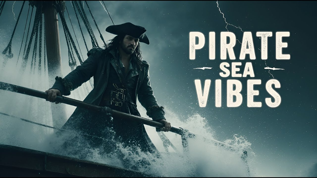 Sailing the Caribbean Seas | 2 Hours of Calm Pirate Music & Ocean Ambience