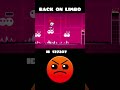 Back on Limbo speedrun gone wrong 💀 #geometrydash