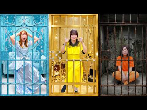 Mega-Rich vs. Rich vs. Not-Rich Princess! Trapped in Jail!? Can Rich Princesses Live a Glittering...