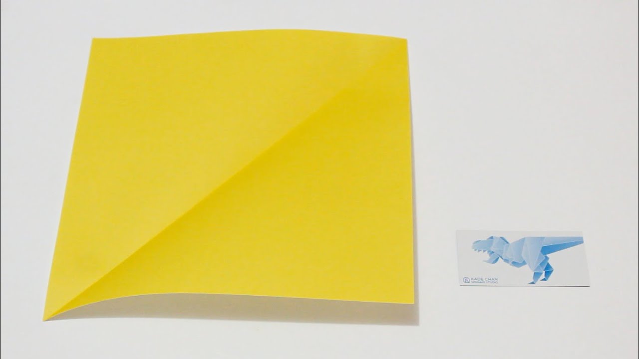 Origami Basics 2 How to fold Valley Fold 摺紙基本技巧 2 谷摺 YouTube