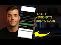How To Fix Login Errors On Fidelity NetBenefits 2026 (UPDATED GUIDE)