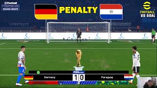 GERMANY vs PARAGUAY | Round of 32 Penalty Shootout | eFootball PES 2021 Gameplay Simulation