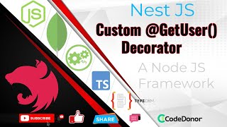 Lecture 53. Custom Decorator | NodeJS Framework | Scalable | Modern TypeScript |Master NestJS (2021)