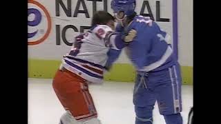 Chris Simon vs Nick Kypreos Mar 2, 1994