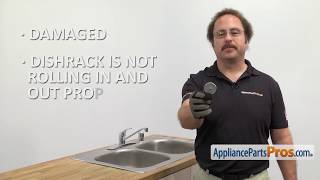 How To: Frigidaire/Electrolux Lower Dishrack Roller And Axle Assembly 154174503